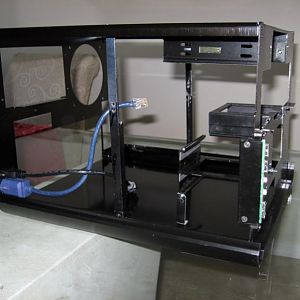 case with optical drive and internal cables
