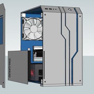 Door open and Optical Bay out