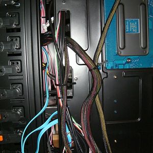 Round the back it's all very tidy...