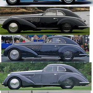 Alfa Romeo 8C 2900 Touring Comparison
