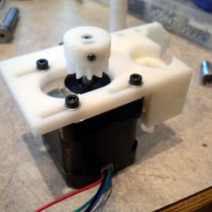 Motor assembly for extruder