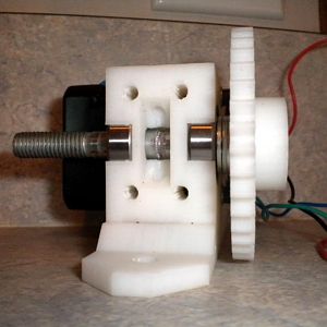 With the bolt inserted