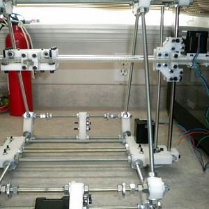 Y and Z-axis belt systems are now mounted.