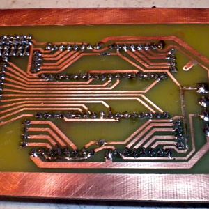 Not the best soldering job, but not bad considering it was done with a junk iron.