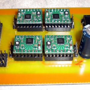 Driver chips in place