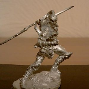 My newest addition to the Dark Elves roster for Mordheim... he's craving for some blood!