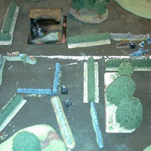 Quick snapshot taken in the middle of playing The Thing in the Woods (Empire in Flames).