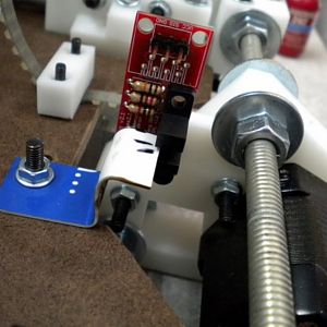 The scorch marks are from a lighter that I used to soften the plastic.