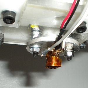 This picture was taken after a few trial runs, the yellow plastic is some print material that fell down inside and I haven't bothered to take apart th