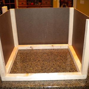 Just setting the walls in place to get an idea of the finished appearance.  But it is inverted, with its base pointed skyward right now.