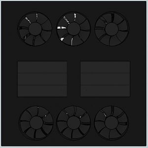 The front of the case.