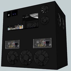 Angled picture of the back.