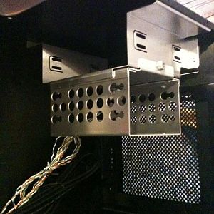 HDD cage back in place :)