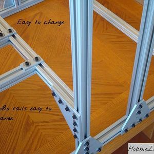 8020 pc case easy to change mobo rails 800by600