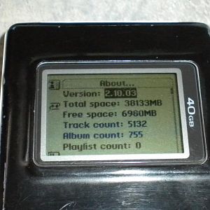 That is with the most recent firmware: Feb. 10, 2003