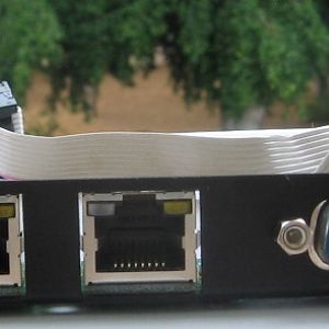 Dual-LAN + RS232/VGA custom bracket