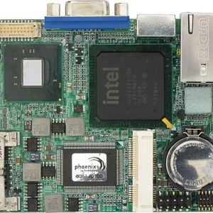 Pico-ITX motherboard top side without heatsink