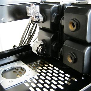 Pump/Res bracket and cooling unit detail
