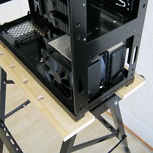 Pump/Res bracket and cooling unit detail