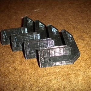 4 corner brackets printed and ready to go.
