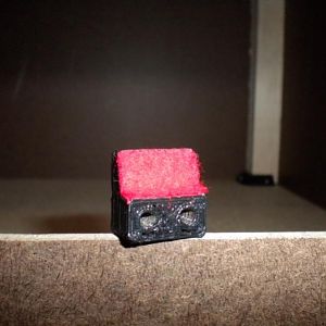 Add a little felt to help prevent scratching to the acrylic.