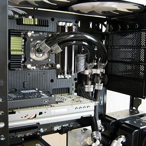 Cable tidying - The end result