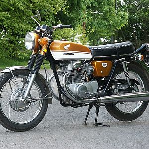 Honda 250K2 - My first proper road bike in 1975