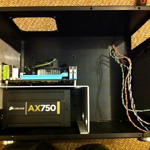 side view of psu mounted