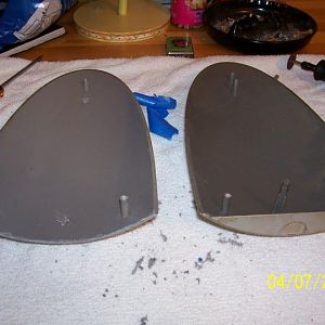 cone sections before and after