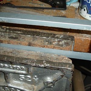 Cutting out the IO Plate hole