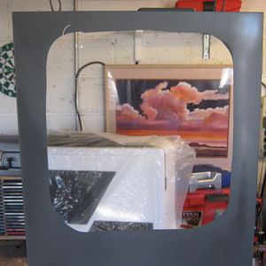 Window cut and primered