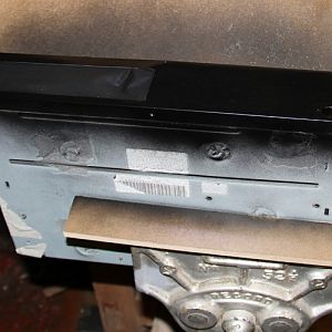 Black for the rear (hdd holder also got this treatment)