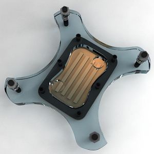 Water block render 1