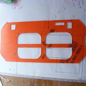 Back plate cut out