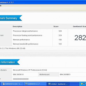 ThinkPad 240X GeekBench screen 1