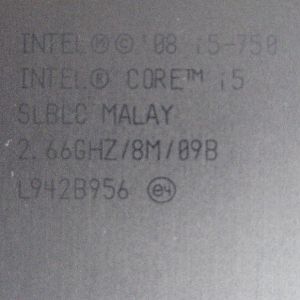 Intel i5-750
