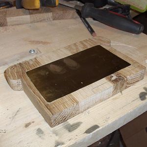 Control panel   brass inlay