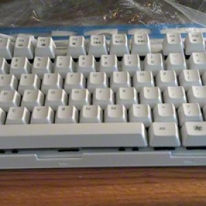 Top section of the keyboard case removed.