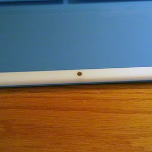 Closeup of an embedded magnet.