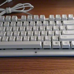 The PLU-87 placed into the bottom case section.