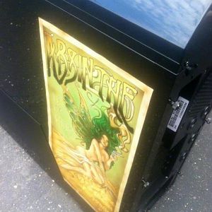 Side art on NZXT Phantom case. Painting by Brad Galvin of Dirt Designs. Photo courtesy of Bill Owen of MNPCtech.com.