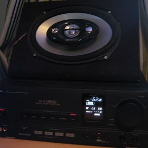 new amp and kenwood speakers