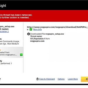 Norton warning Nv GPU Pro