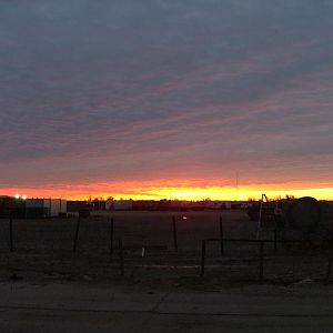 Tallil Air Base Iraq. Sunrise