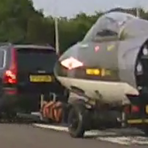Hawker Hunter XE597 on M42 20130705 2032