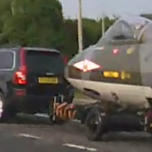 Hawker Hunter XE597 on M42 20130705 2034