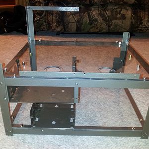 painted with lexan shelves added and salvaged/modded drive bays