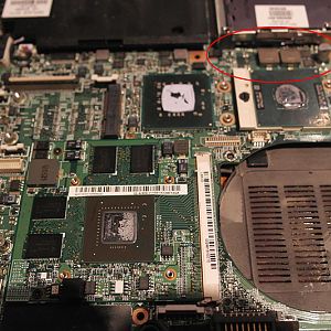 Old mobo   cooler removed