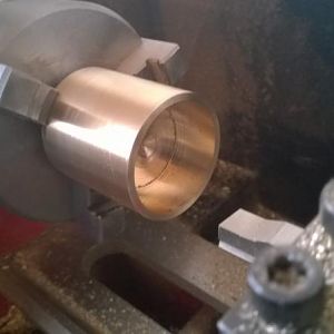 Boring out the power plug 3