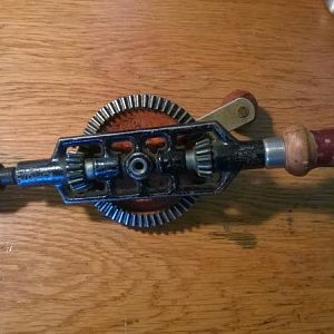 Old Skool drilling...